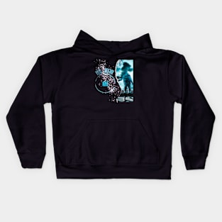 Crazy aesthetic with text Kids Hoodie